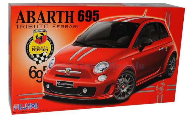 Bouwpakket 1:24 | Fujimi Mokei 12384 | Fiat Abarth 695 Tributo Ferrari 2009