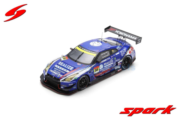 Modelauto 1:43 | Spark SGT177 | Nissan GT-R Nismo GT3 GT300 | Kondo Racing 2024 #56 - J.de Oliveira - D.Sasaki