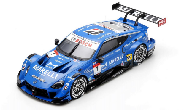 Modelauto 1:18 | Spark 18SGT001 | Nissan Z GT500 | Marelli Team Impul 2023 #1 - B.Baguette - K.Hiramine