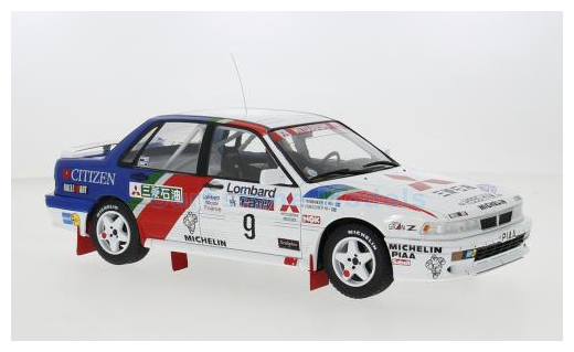 Modelauto 1:18 | IXO-Models 18RMC192A.22 | Mitsubishi Galant VR-4 1990 #9 - K.Eriksson - S.Parmander