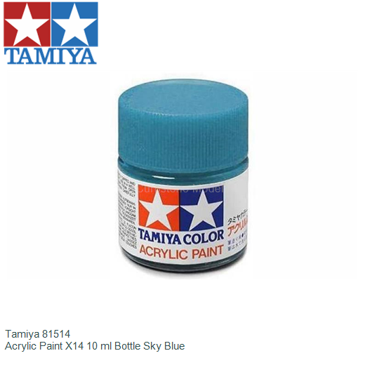 Tamiya Acrylic Mini X-14 Sky Blue - 10ml Jar, 81514
