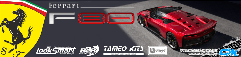 Koop Ferrari's nieuw F80 modelauto