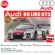 Bouwpakket 1:24 | NuNu Model Kit PN24004 | Belgian Audi Club Team WRT R8 LMS GT3 2015 #1 - L.Vanthoor - R.Rast - M.Winkelhock